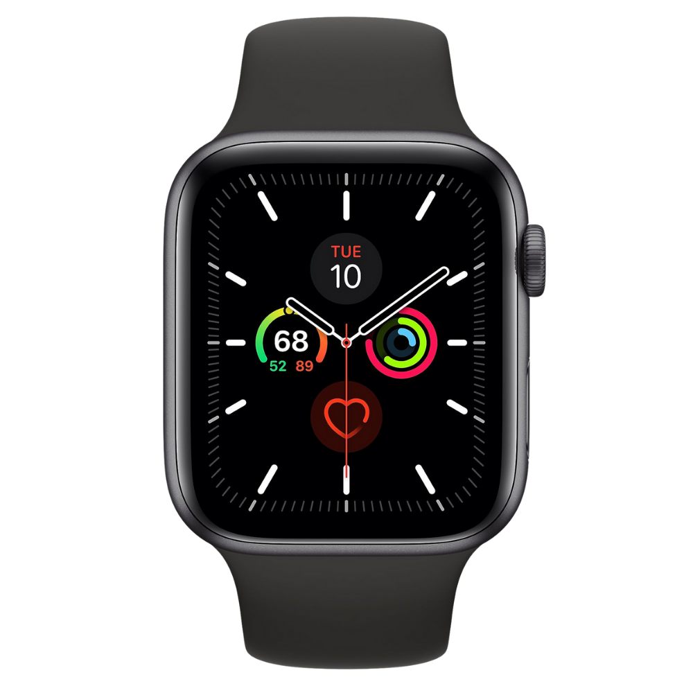 Apple WATCH SERIES 5 - GPS - 44 mm Gris Sidéral Bracelet Noir Comme neuf Guadeloupe