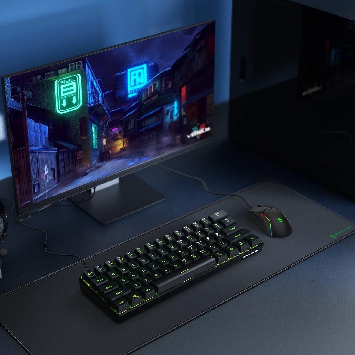 Black Shark Tapis de Souris Géant de Gaming Guadeloupe
