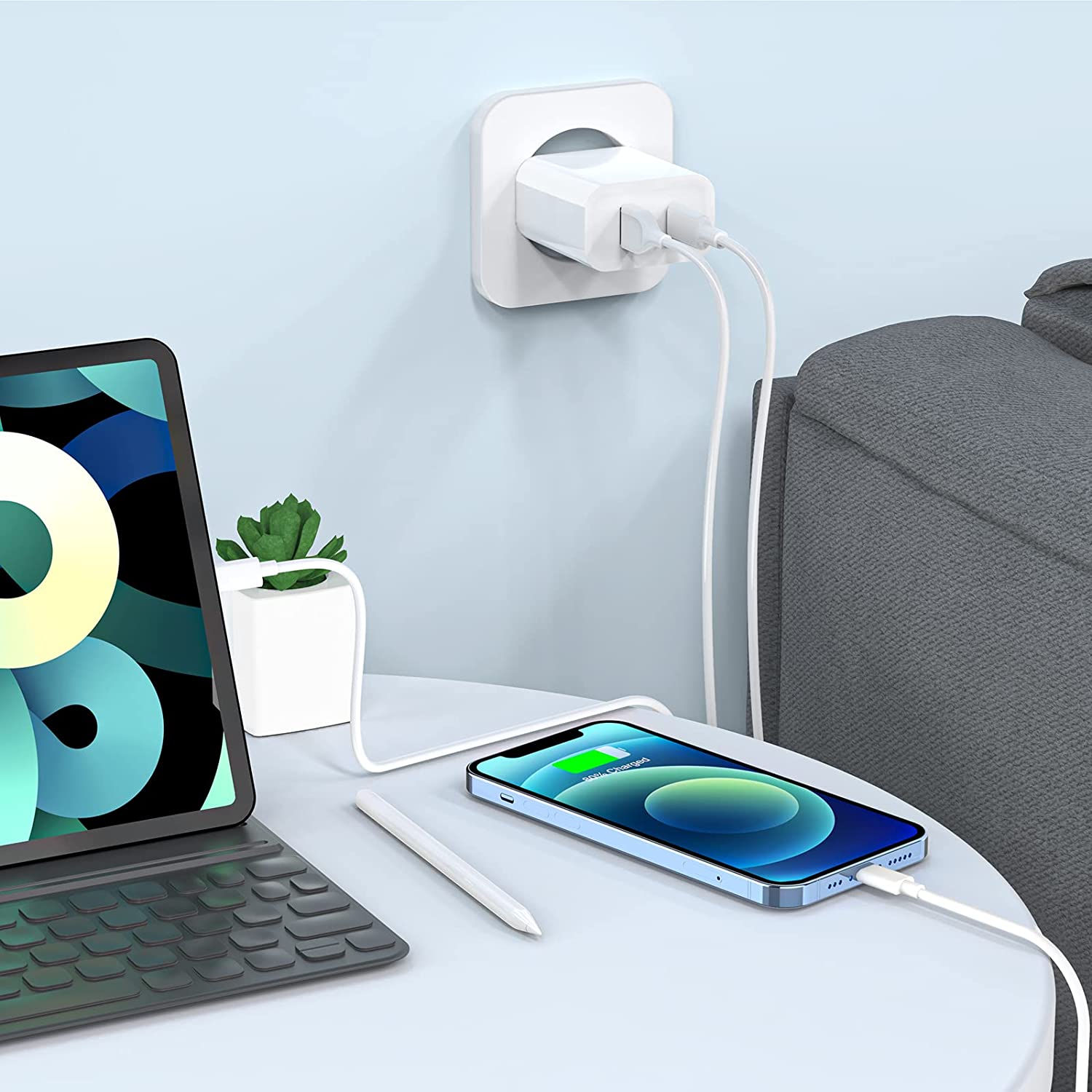 Flip mobile CHARGEUR 20W - USB et USB-C Guadeloupe
