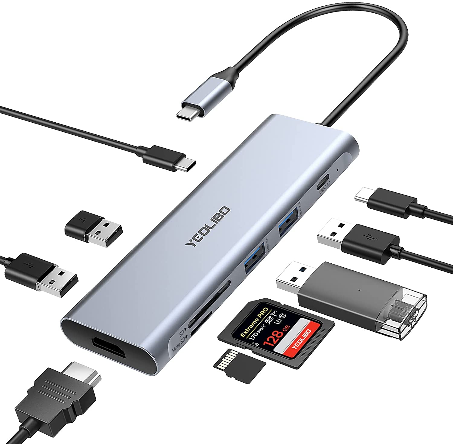 Flip mobile HUB USB-C POUR MACBOOK, ORDI ET TABLETTES Guyane Francaise