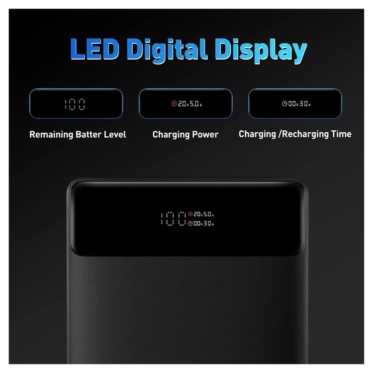 Baseus Blade Batterie Externe 100w pour Ordinateur Portable 20.000mAh
