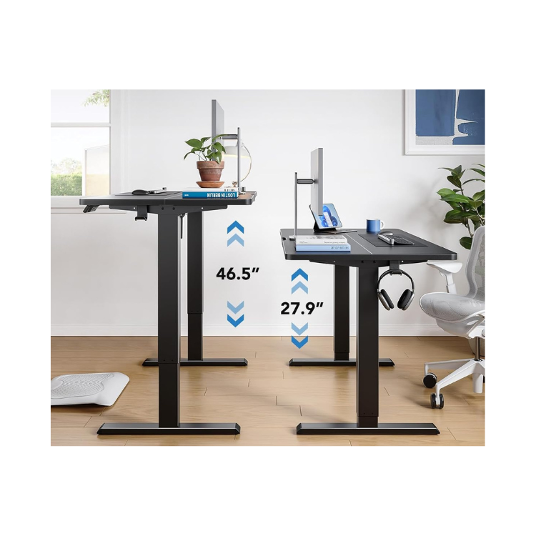 Bureau assis-debout électrique 120cm x 60cm