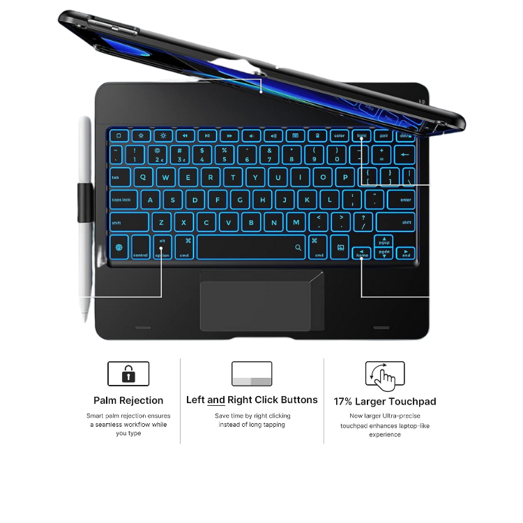Typecase FLEXBOOK COQUE AVEC CLAVIER POUR IPAD Guyane Francaise