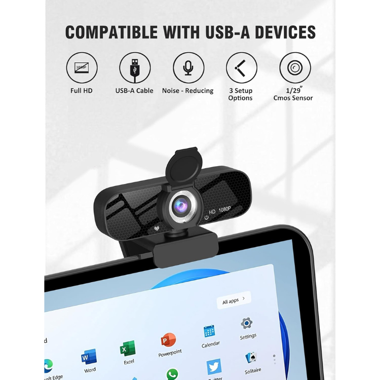 Webcam Full HD 1080p