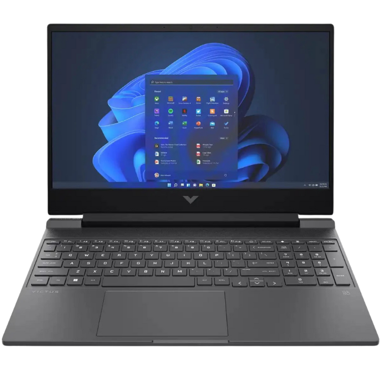 HP Victus 15 Ordi Portable Gaming 15,6" (1080p) - RTX 4050 - Ryzen 5 six coeurs 4,9 GHz Max - 16Go RAM