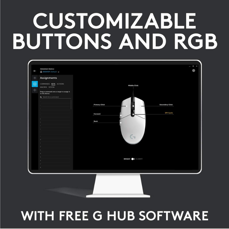 Logitech G203 LightSync Souris de Gaming