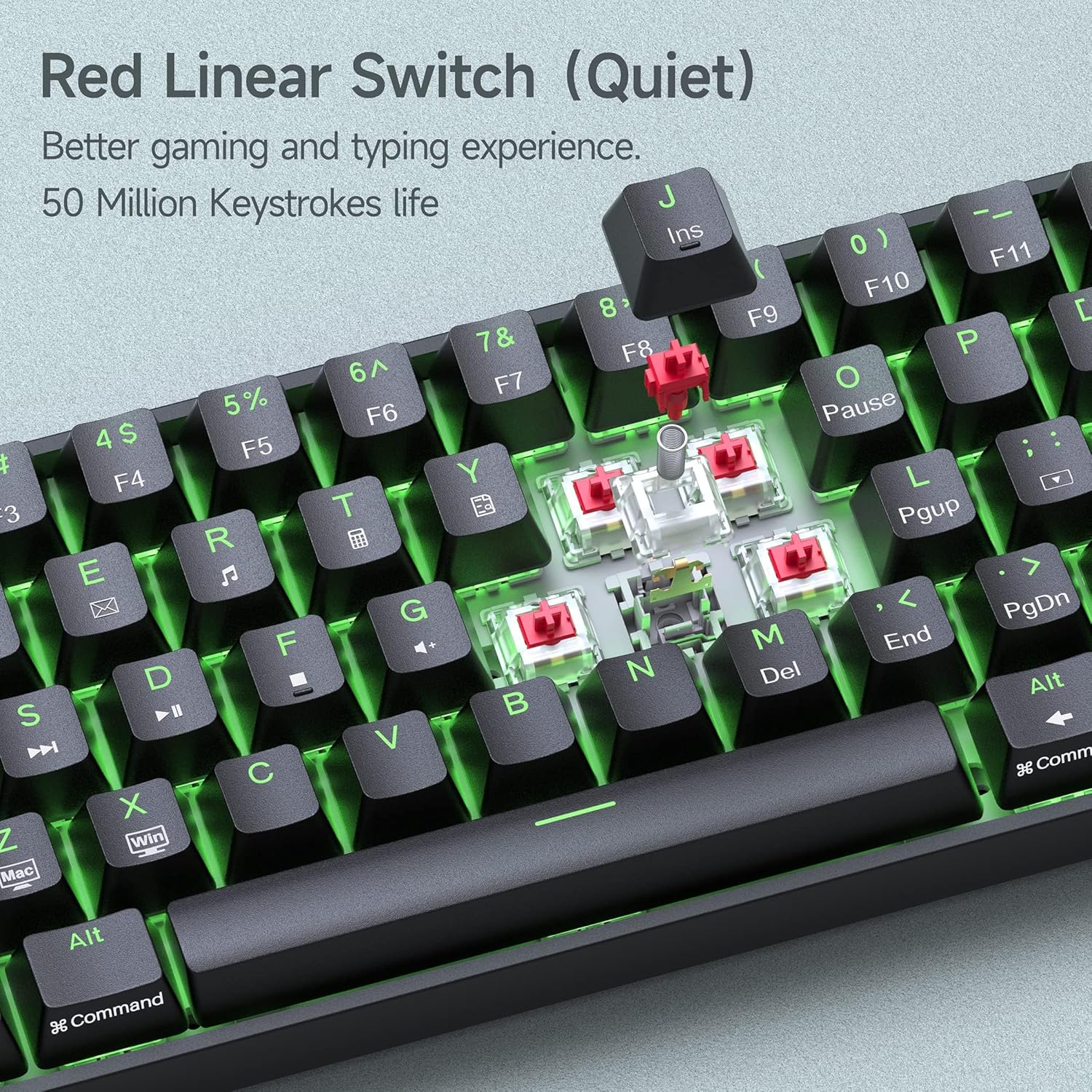 Clavier Gaming Mecanique QWERTY