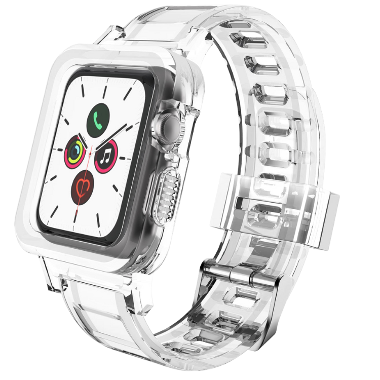 MyBat Bracelet Apple Watch avec Coque Transparente 40-41mm