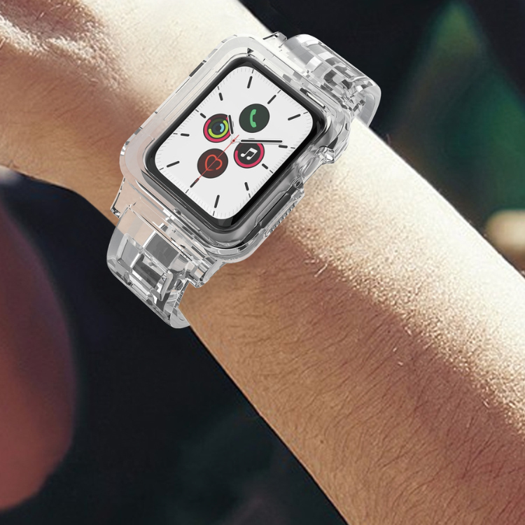 MyBat Bracelet Apple Watch avec Coque Transparente 40-41mm