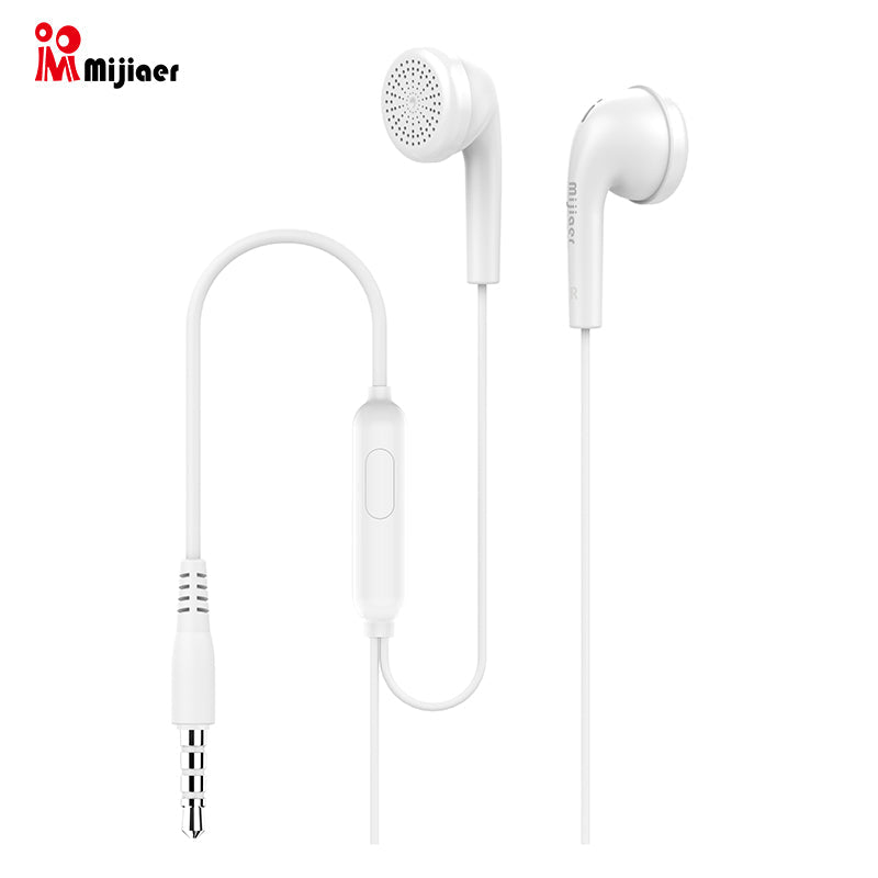 Langsdom Ecouteurs Audio Jack - Q1 Blanc Neuf Guyane Francaise