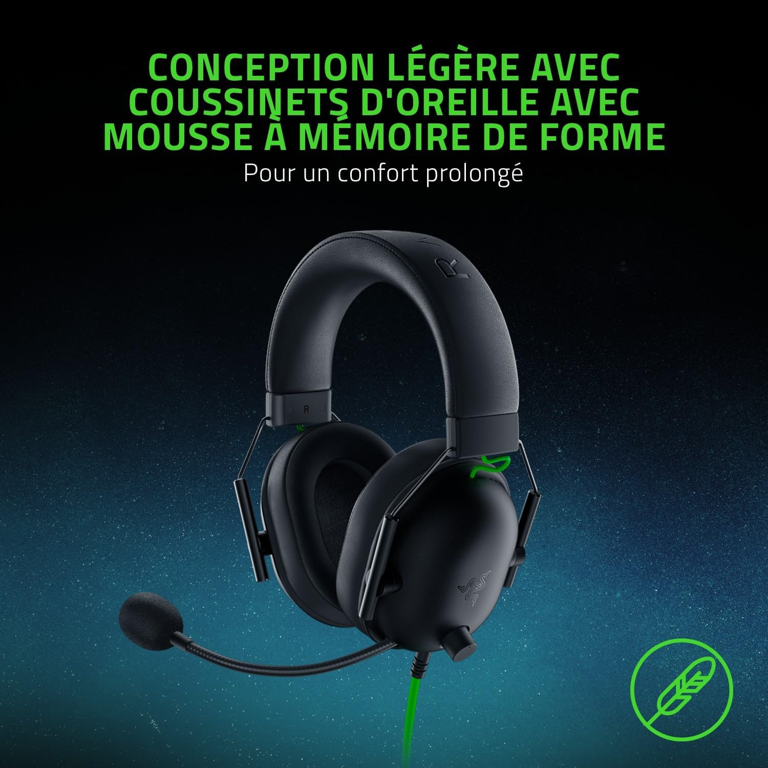 Razer BlackShark V2x Casque Gaming Pro avec Micro