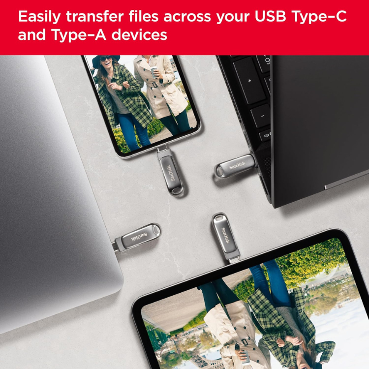 Sandisk Clef USBC Ultra Dual Drive Luxe