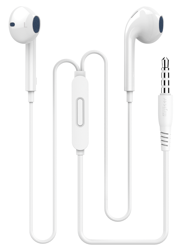 Langsdom Ecouteurs Audio Jack - R5 Blanc Neuf Guyane Francaise