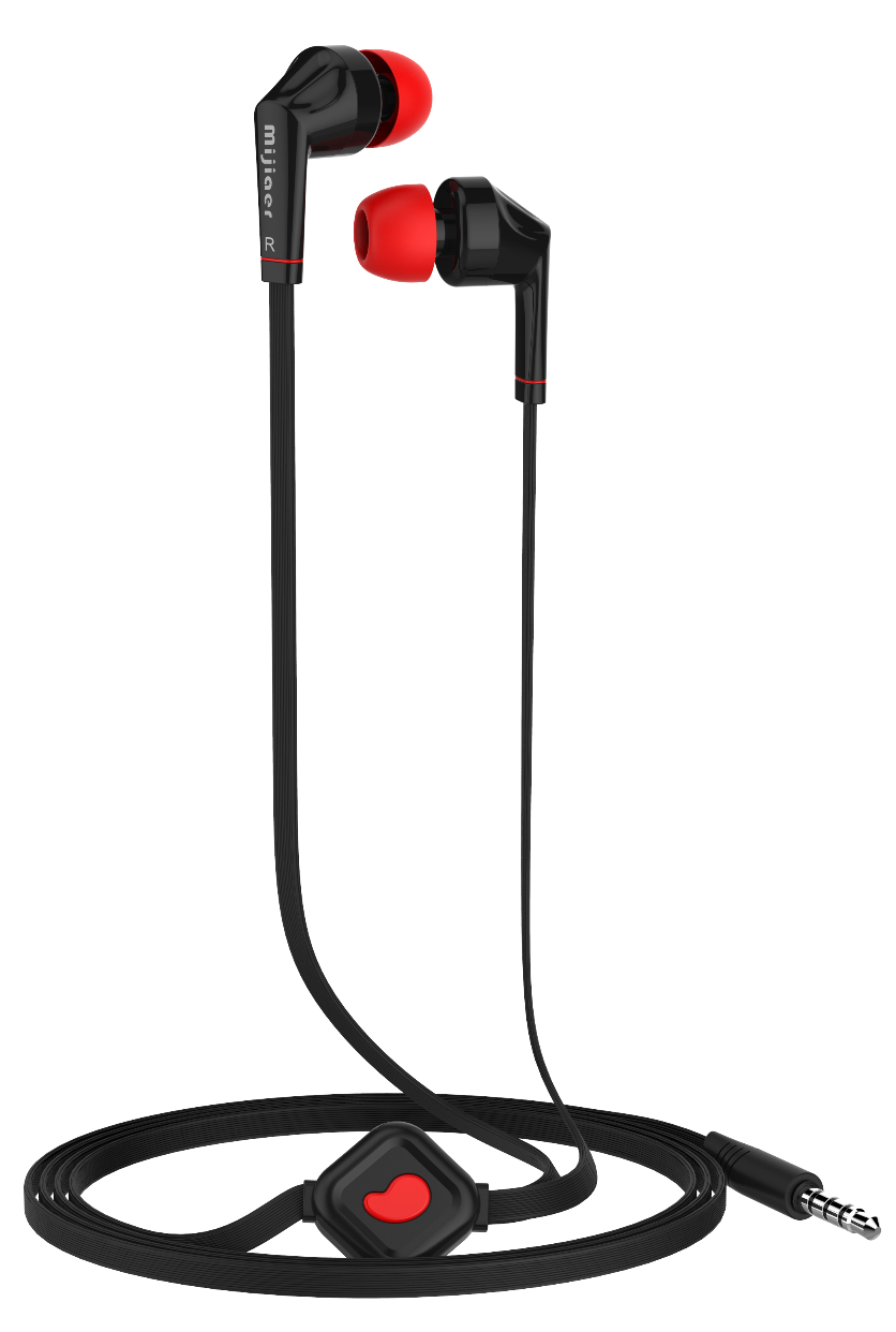 Langsdom Ecouteurs Audio Jack - JD88 Noir Neuf Guyane Francaise