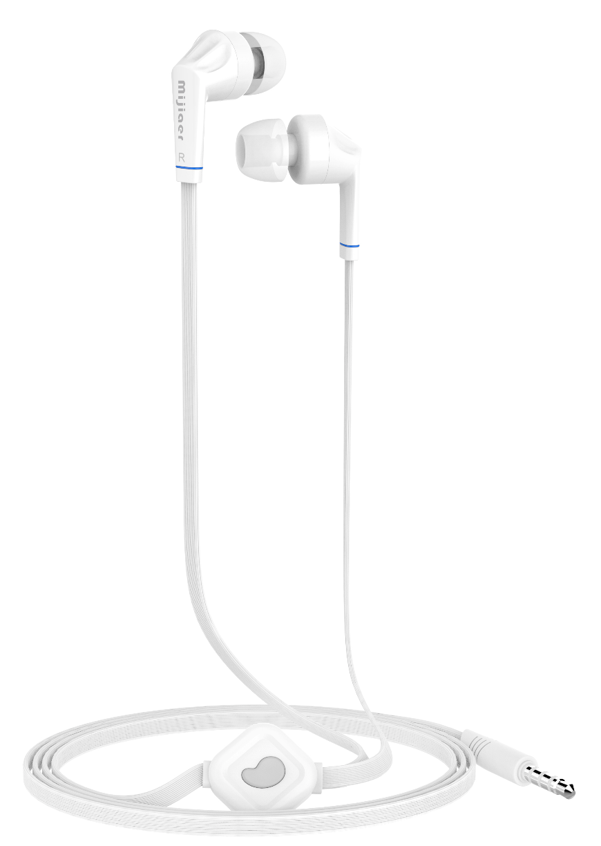 Langsdom Ecouteurs Audio Jack - JD88 Blanc Neuf Guyane Francaise