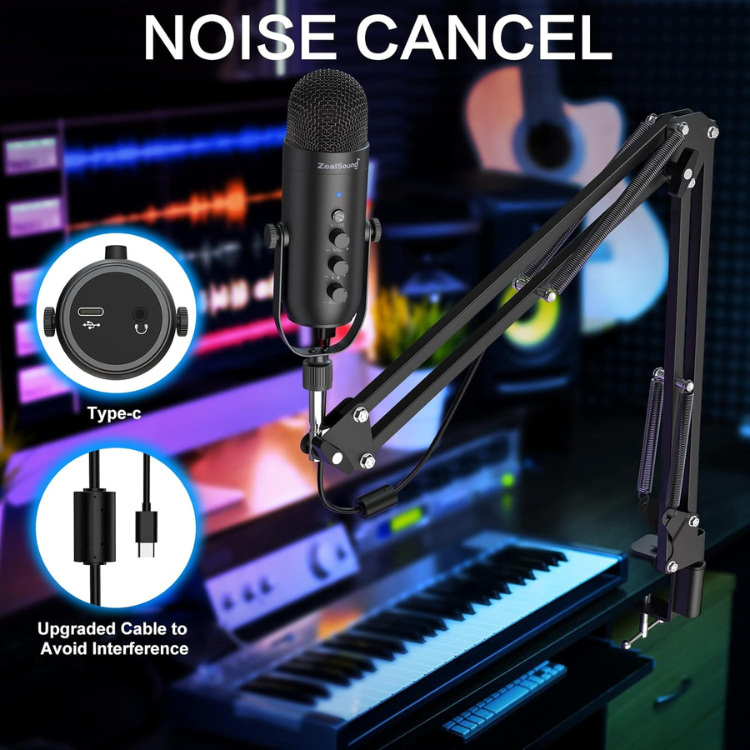 Zealsound Micro pour Streaming, Podcast, Music