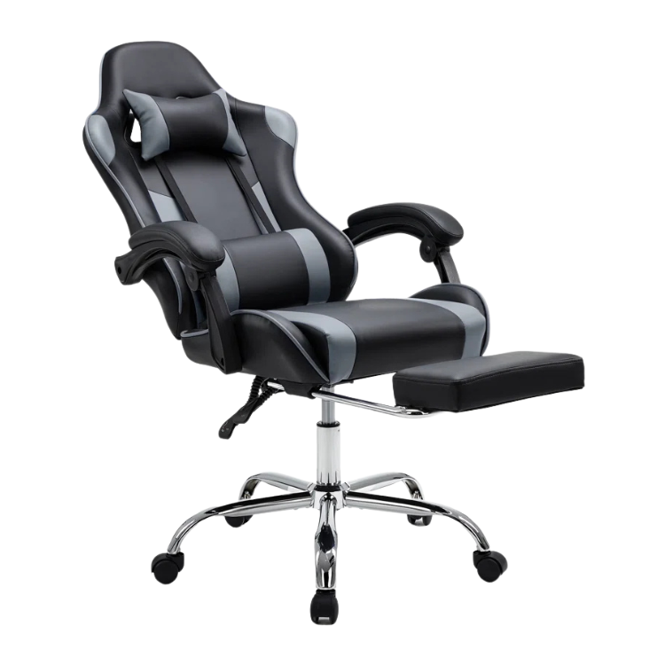 Chaise Gaming Ergonomique Luxe avec Repose-Pieds