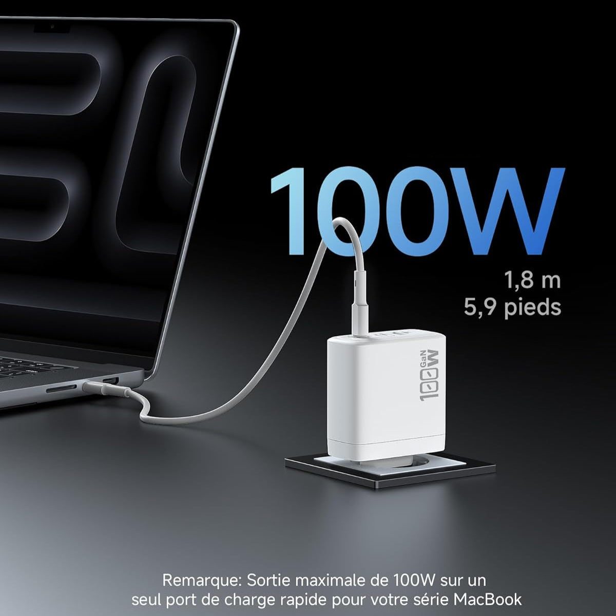 CHARGEUR 100W - USB et USB-C