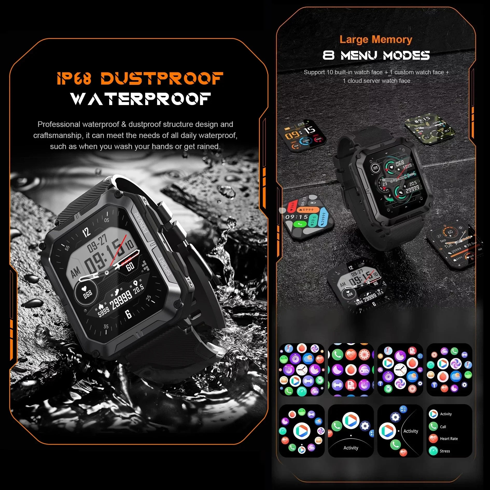 Cubot CUBOT MONTRE INTELLIGENTE C20 PRO Guadeloupe