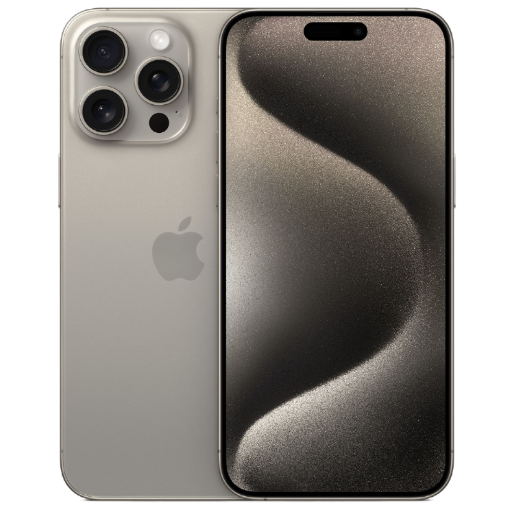 Apple IPHONE 15 PRO MAX E-SIM Titane naturel Guyane Francaise