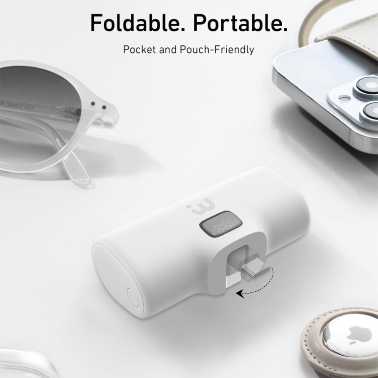 MyBat MyBat Plug+Go Batterie externe 5000mAh USB-C avec support intégré Guadeloupe