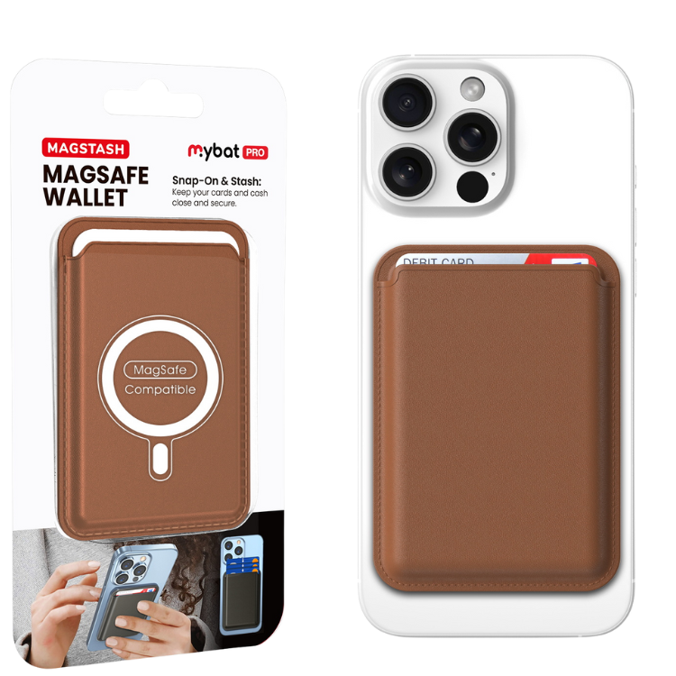 MyBat Pro MagStash – Portefeuille MagSafe aimanté pour cartes & cash