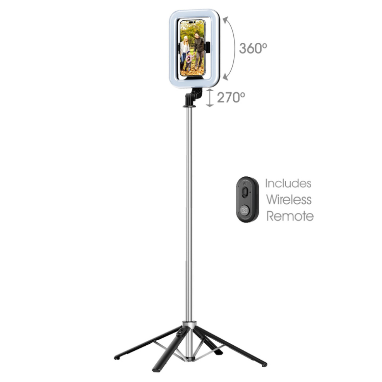 Trépied avec Anneau LED 9"