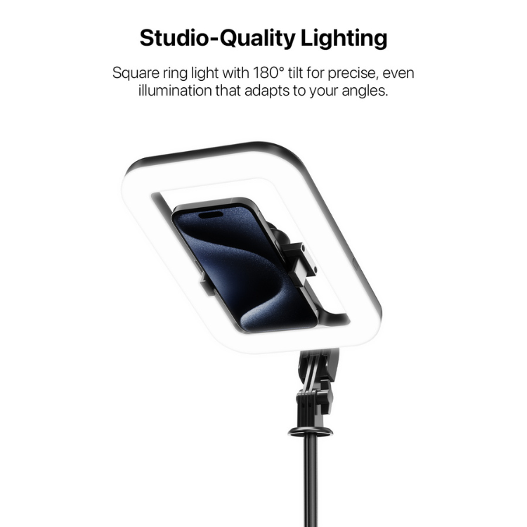 Trépied avec Anneau LED 9"