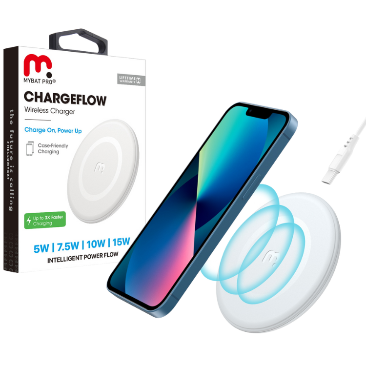 MyBat MyBat Pro Pad Chargeur Sans Fil 15W Blanc Guadeloupe