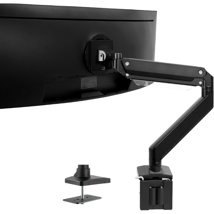 Vivo Bras pour Écran PC Ultra-larges Premium - Jusqu'à 49" Noir Neuf Guadeloupe