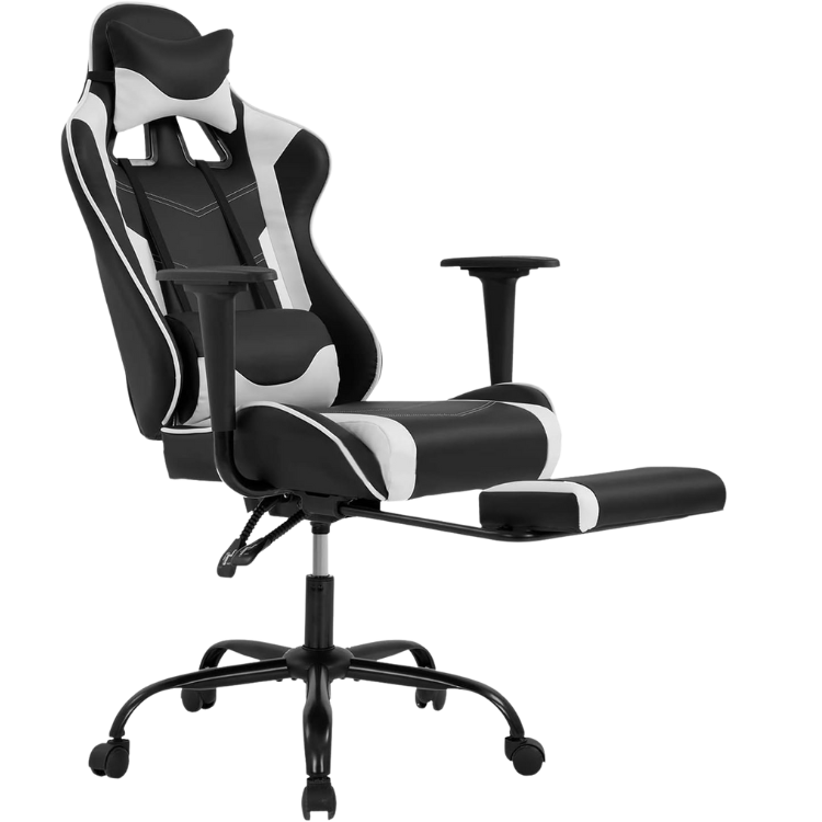 Best Office Chaise de Bureau Gamer avec Repose-pieds Noir Neuf Guadeloupe