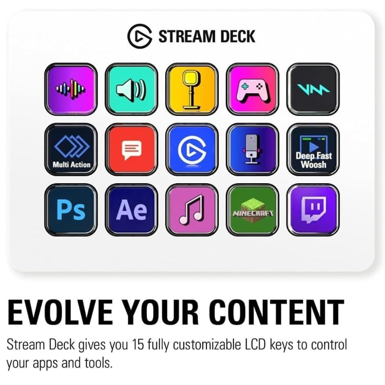 Elgato Stream Deck MK2 - 15 Touches