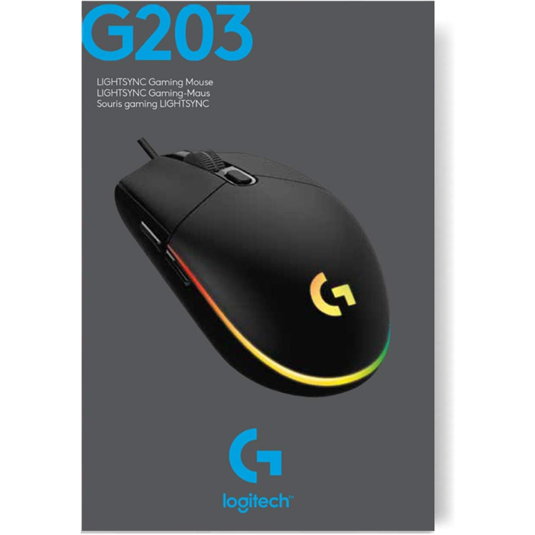 Logitech G203 LightSync Souris de Gaming