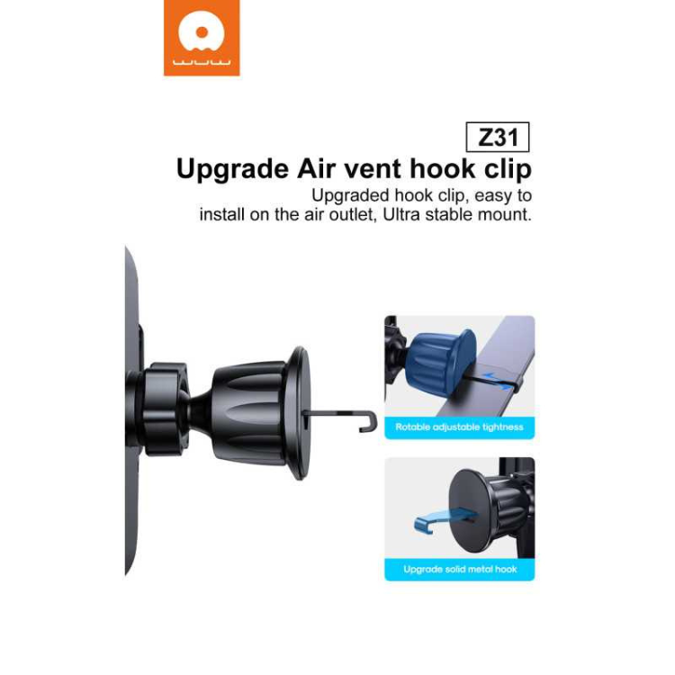 Car Phone Holder - Black (WUW-Z31)
