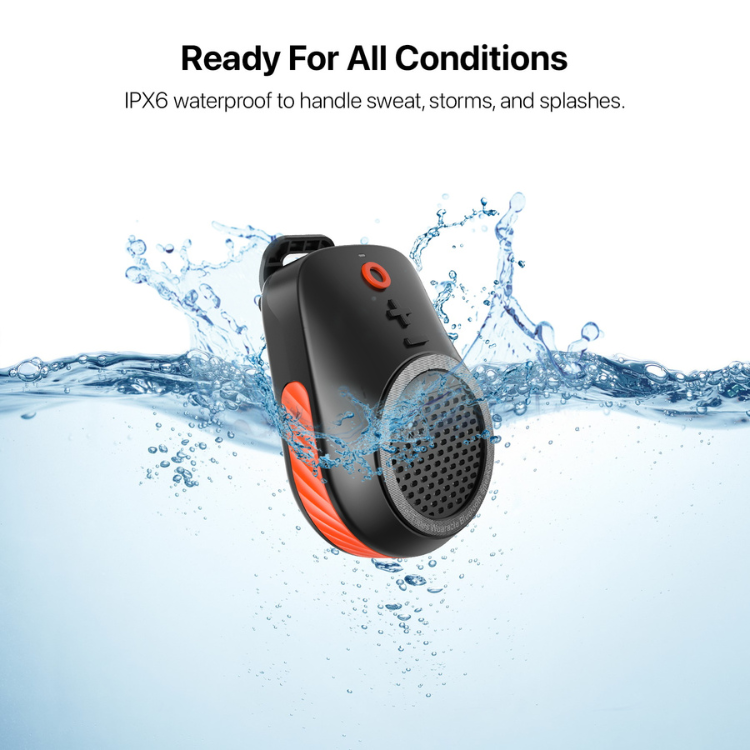 MyBat echelon TrekTunes Clip-On Wearable Wireless Speaker - Black Guadeloupe