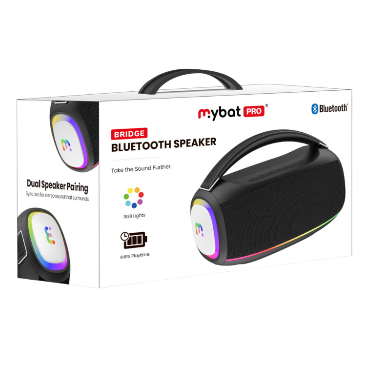 MyBat MyBat Pro Bridge Wireless Speaker - Black Guadeloupe