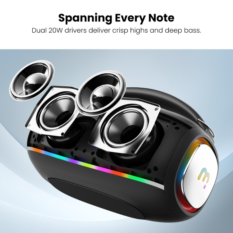 MyBat MyBat Pro Bridge Wireless Speaker - Black Guadeloupe