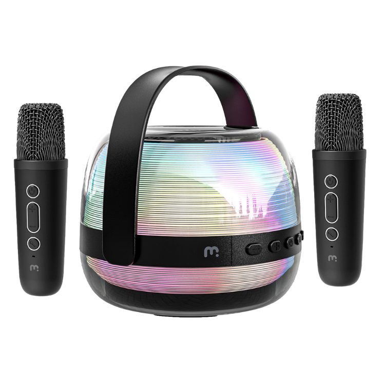 MyBat MyBat Pro Duet Portable Wireless Karaoke Speaker + Mics - Black Guadeloupe