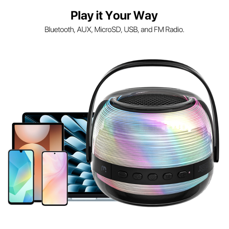 MyBat MyBat Pro Duet Portable Wireless Karaoke Speaker + Mics - Black Guadeloupe