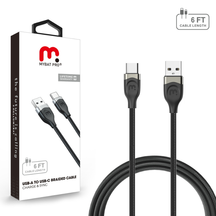 MyBat MyBat Pro Câble USB-A vers USB-C Noir Guadeloupe