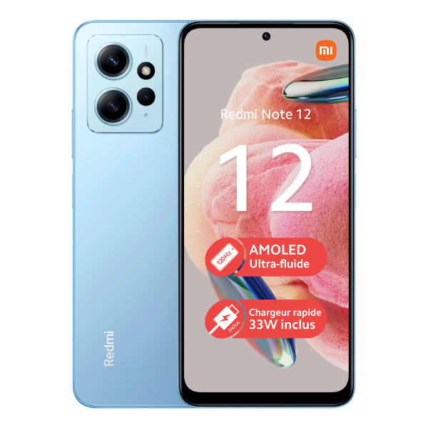 Xiaomi XIAOMI REDMI NOTE 12 Bleu 128Go Neuf Guyane Francaise