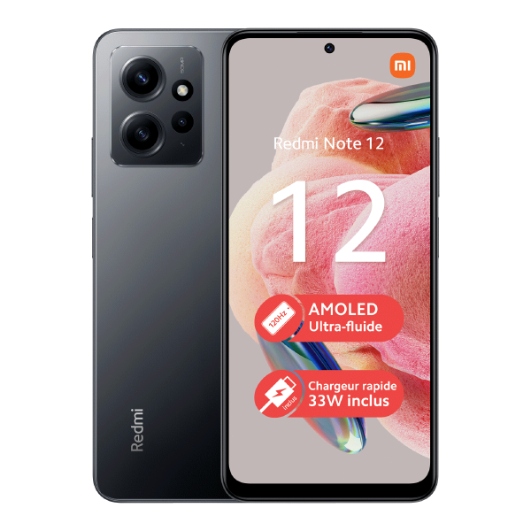 Xiaomi XIAOMI REDMI NOTE 12 Noir 128Go Neuf Guyane Francaise