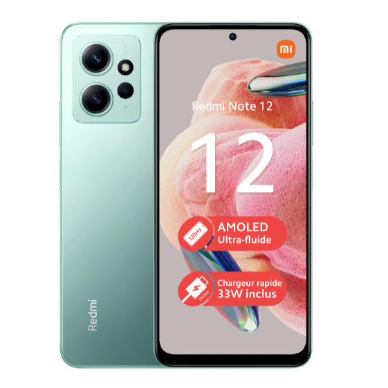 Xiaomi XIAOMI REDMI NOTE 12 Vert 128Go Neuf Guyane Francaise